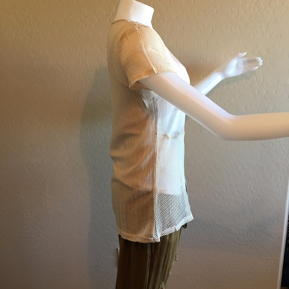 Multi-Patterned Textured Bohemian Top - Picture 3 of 6