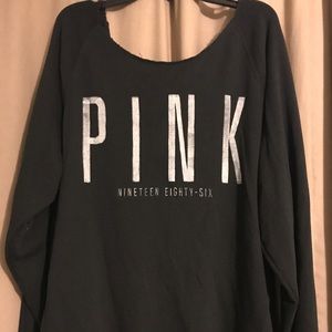 Victoria Secret PINK off shoulder pullover