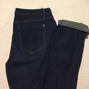 Dark Wash Distressed Jeans