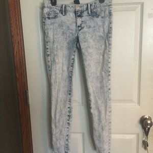 Acid Wash Jeggings