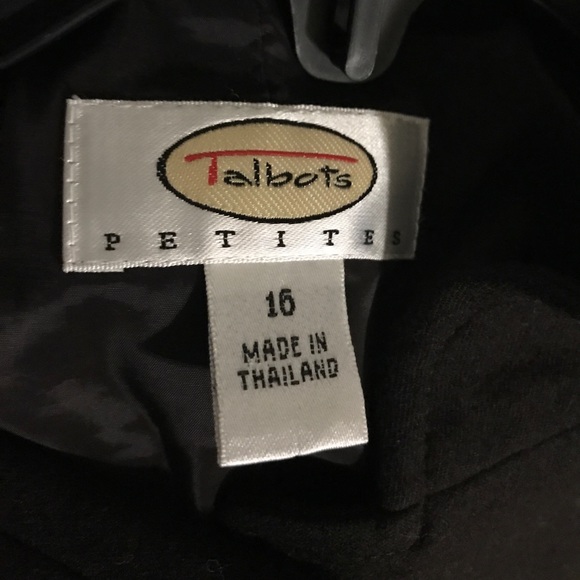 Talbots's Sz 16 Petites Wool Lined Jacket Brown - Picture 4 of 7