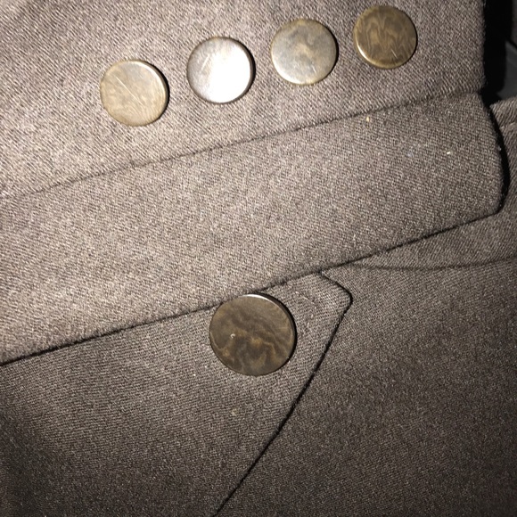 Talbots's Sz 16 Petites Wool Lined Jacket Brown - Picture 6 of 7