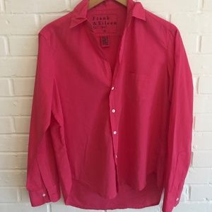 Frank and Eileen Red Button Down