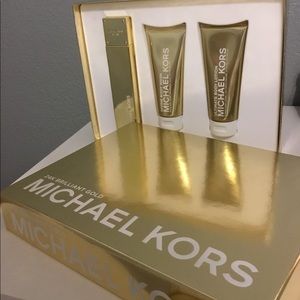 Micheal KORS 24K Brilliant Gold perfume set