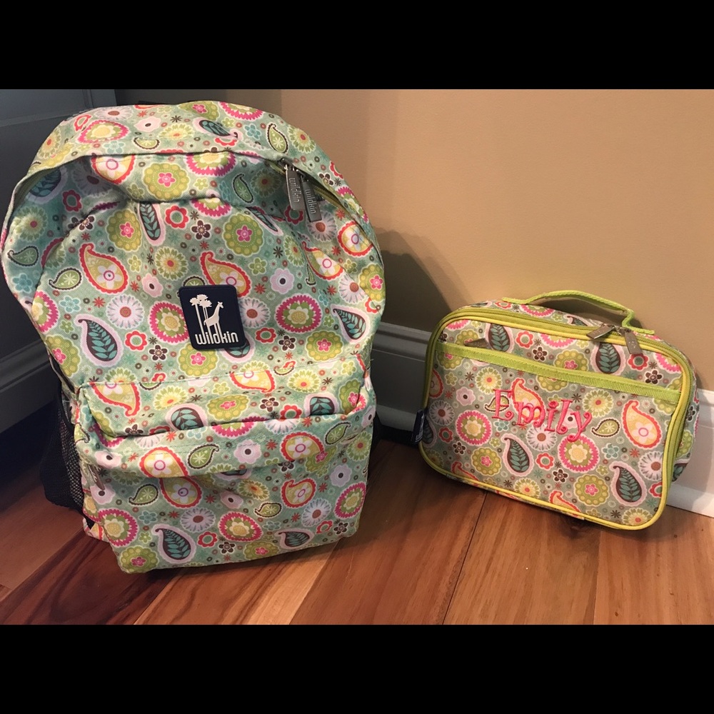 Backpack lunchbox set
