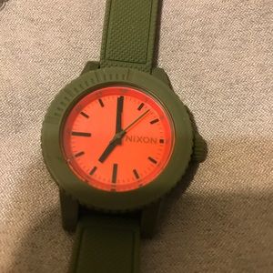 Green Nixon water proof watch