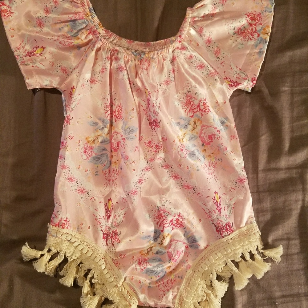 off the shoulder body suit baby girl