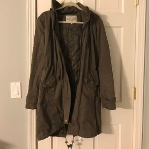 Army green winter jacket