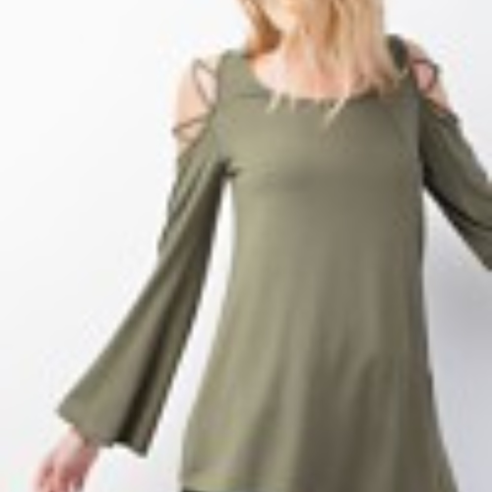 CRISSCROSS LACE-UP TOP - Picture 2 of 2