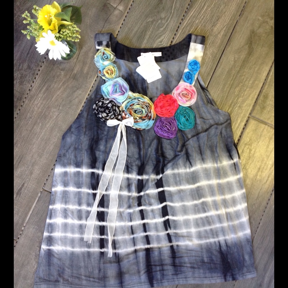Feratelli floral tie dye tunic