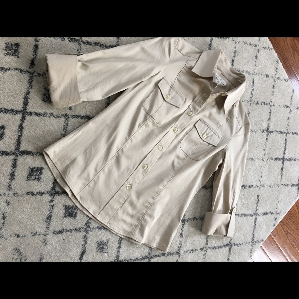 Banana Republic Khaki Dress Shirt - Size XS
