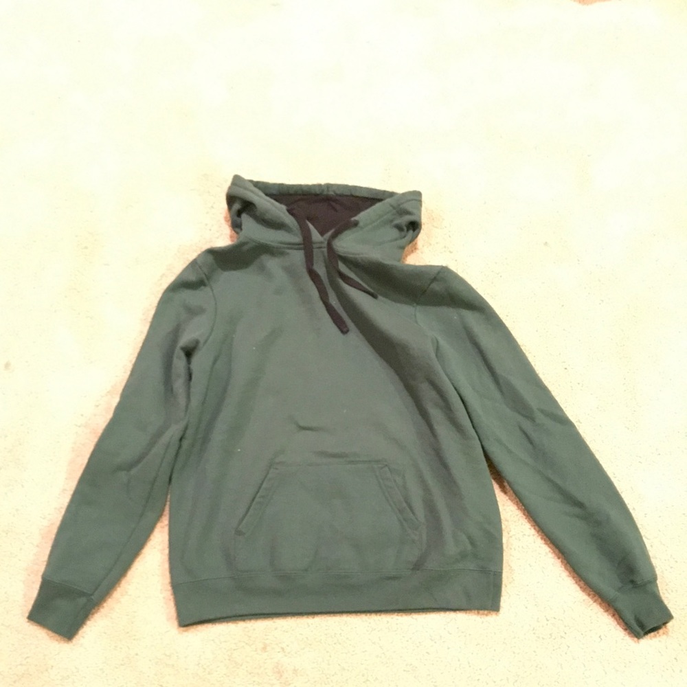 Green hoodie