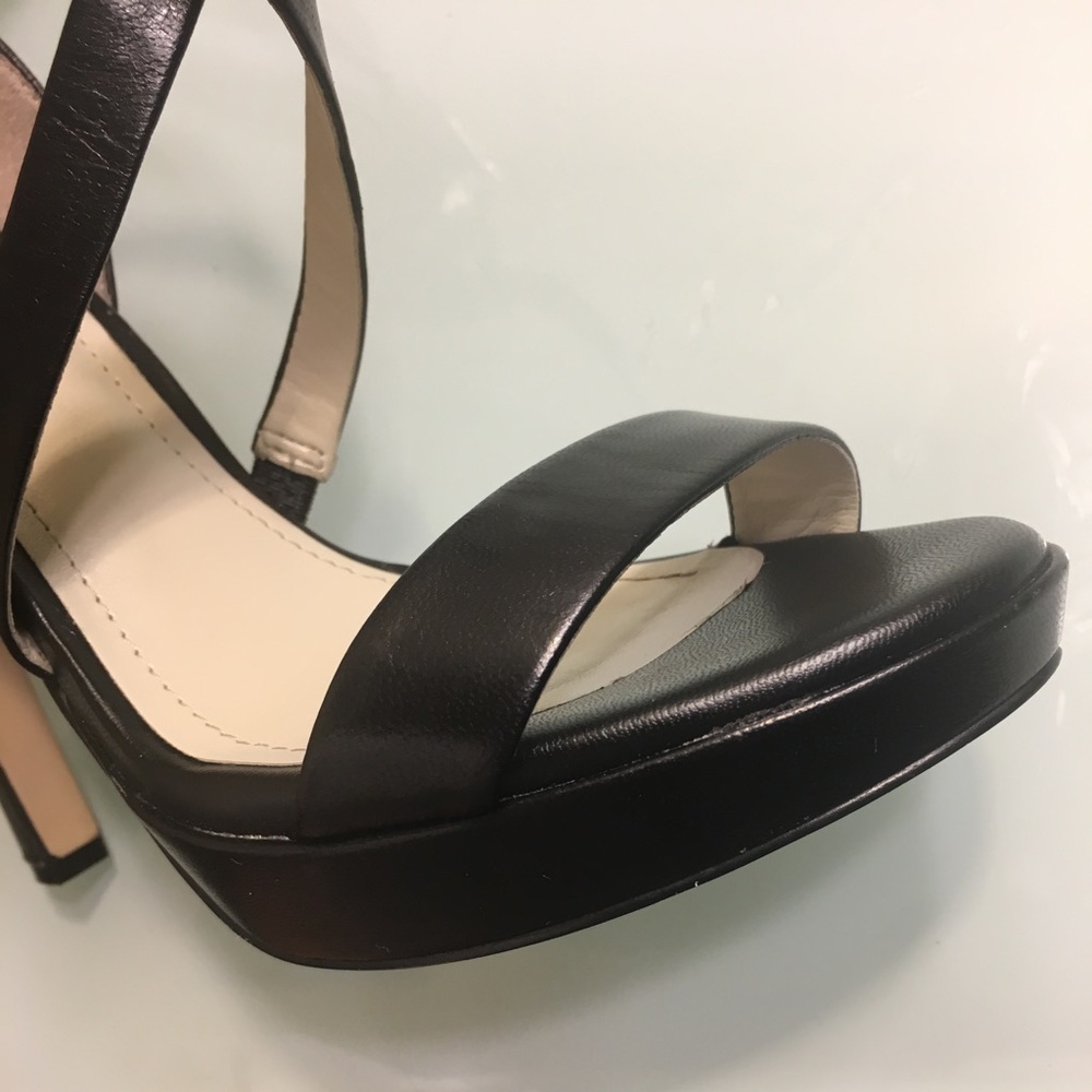 Black Cross over strap heels