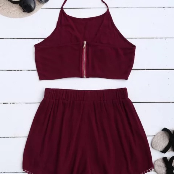 Red two piece - Picture 2 of 4