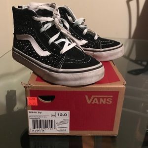 Kids 12 high top VANS