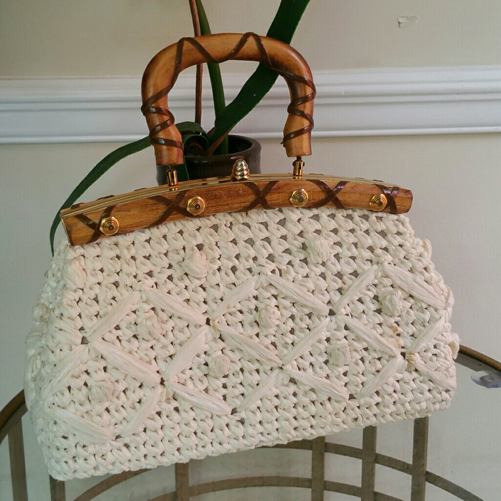 Vintage Straw Bag