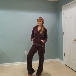Authentic Juicy Couture track suits set in purple.