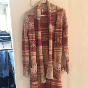 Free People sweater duster