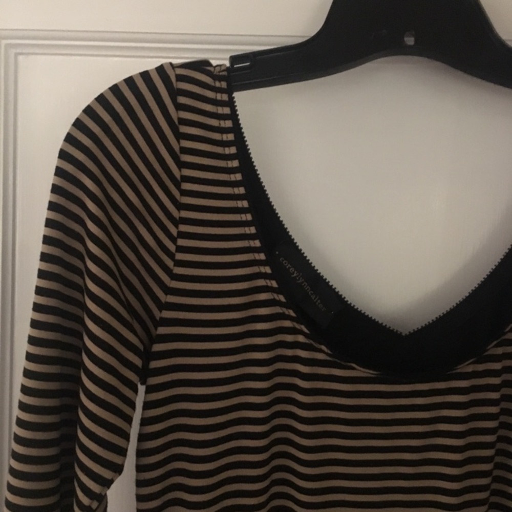 Striped Corey Lynn Calter Bodycon Dress