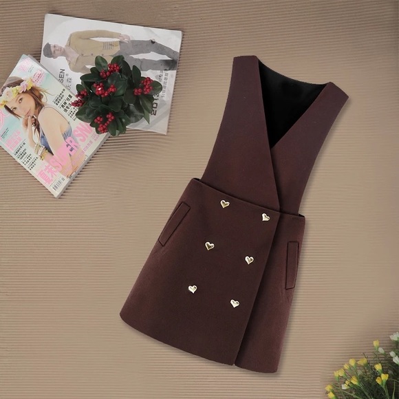 Tuxedo dress - Picture 2 of 4