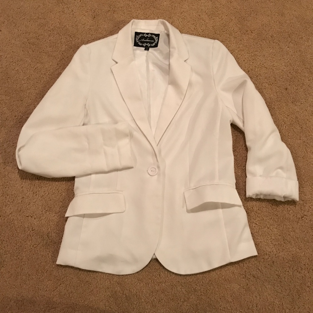 White blazer