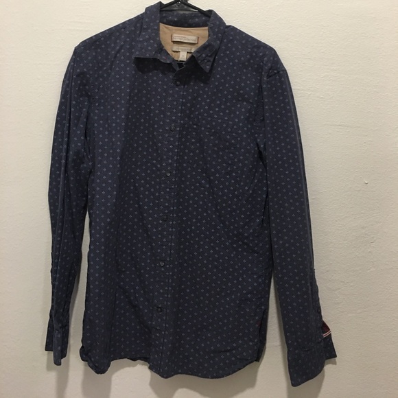 Dark Blue Button Down - Picture 1 of 4