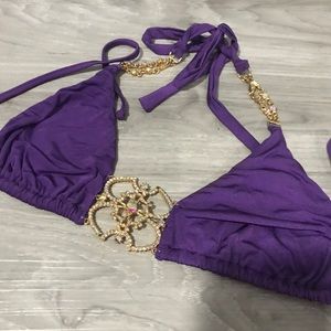 Purple Beach Bunny Bikini top