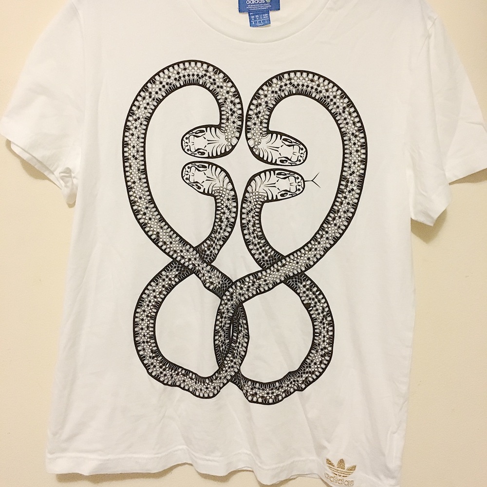 White T-shirt with Design