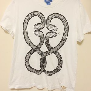 White T-shirt with Design