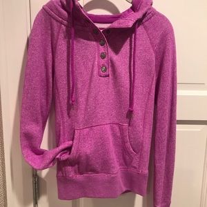 Lorna Jane purple hoodie work out sweater.