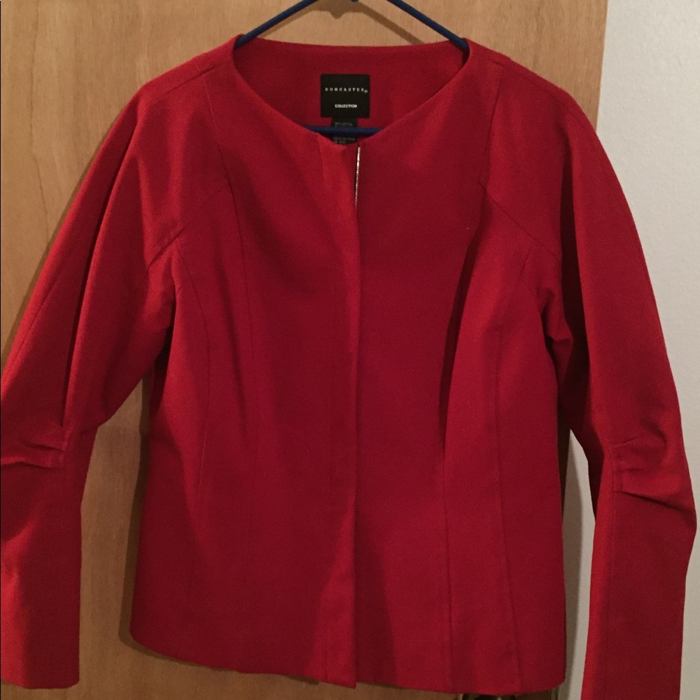 Red jacket