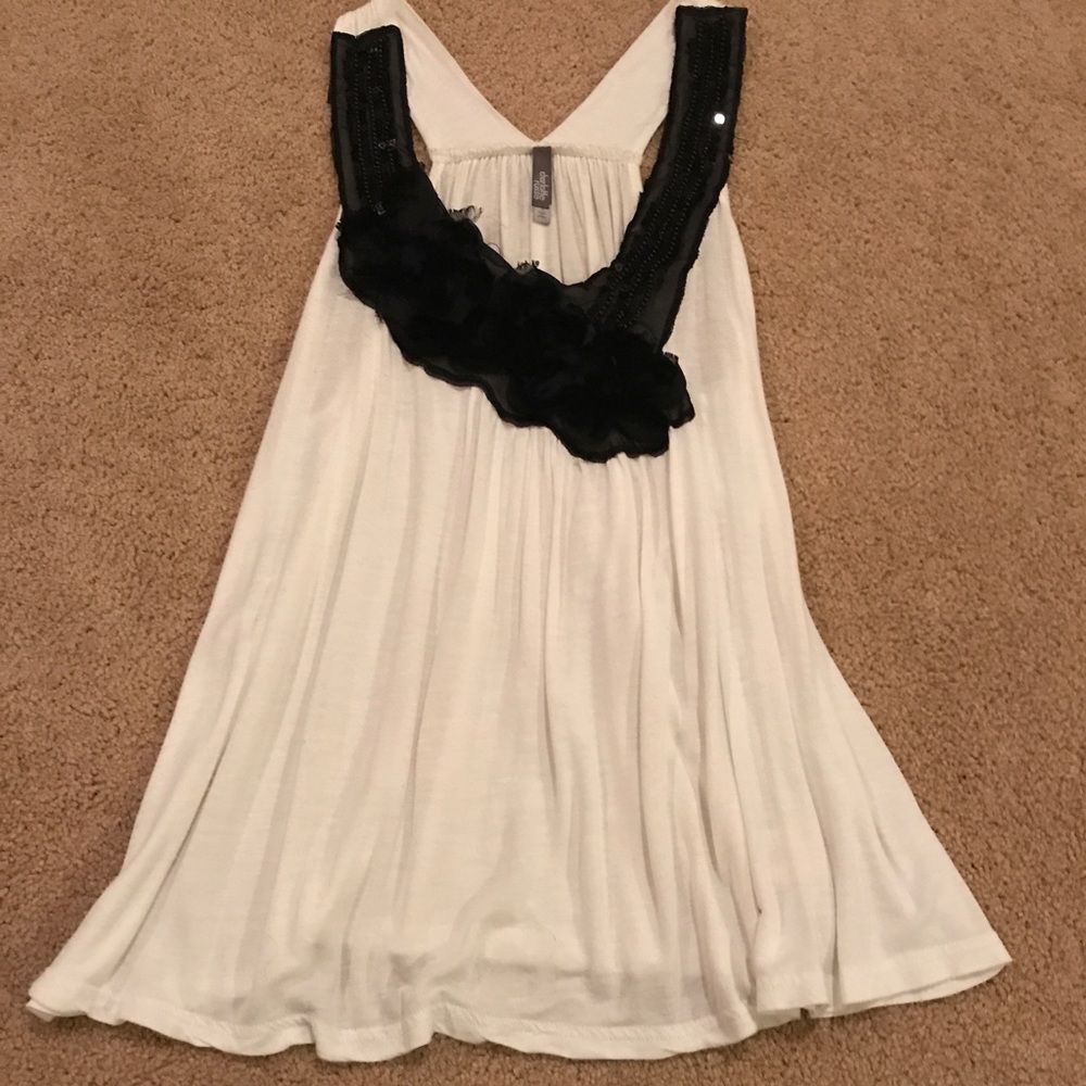 Sequin flower top