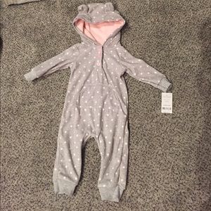9m Girl Carter's winter fleece outfit