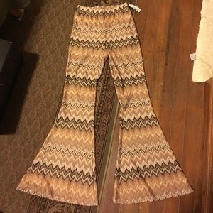 NWT Forever 21 Boho Flare Pants size XS