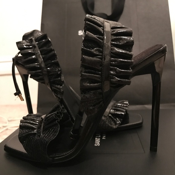 Saint Laurent Scarpe Donna Snake Sandals - Picture 5 of 5