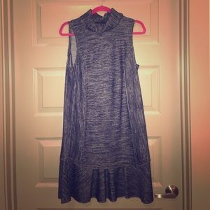 Trendy Denim, Cowl Neck, A-Line Dress - Size Small