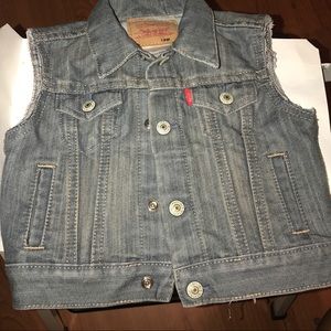 Toddler Levis denim vest