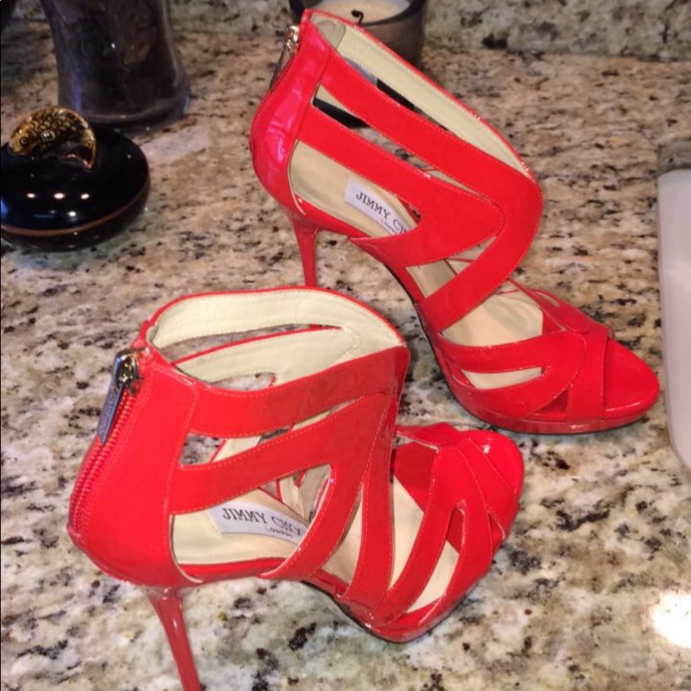 Jimmy Choo 'Collar Caged' Platform Sandal