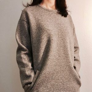 Long sleeves oversized sweatshirt