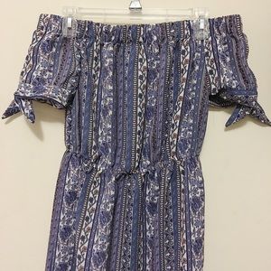 Adorable off the Shoulders Summer Dress