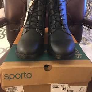 Sporto Women's Lace Up Boots Size 10