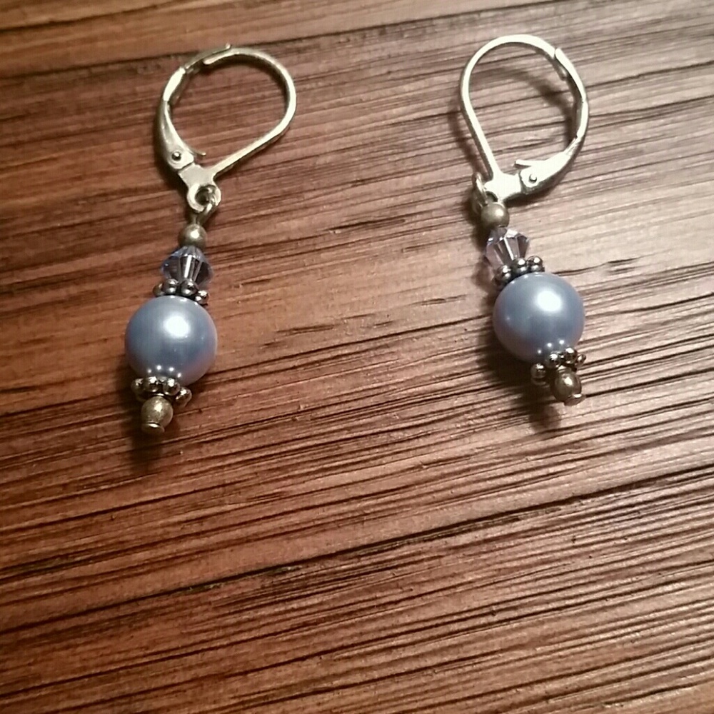 Blue earrings
