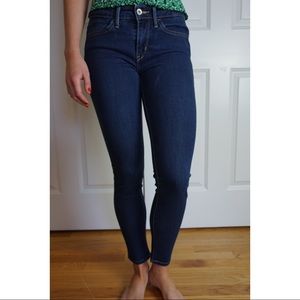 Levi's dark wash skinny jeans