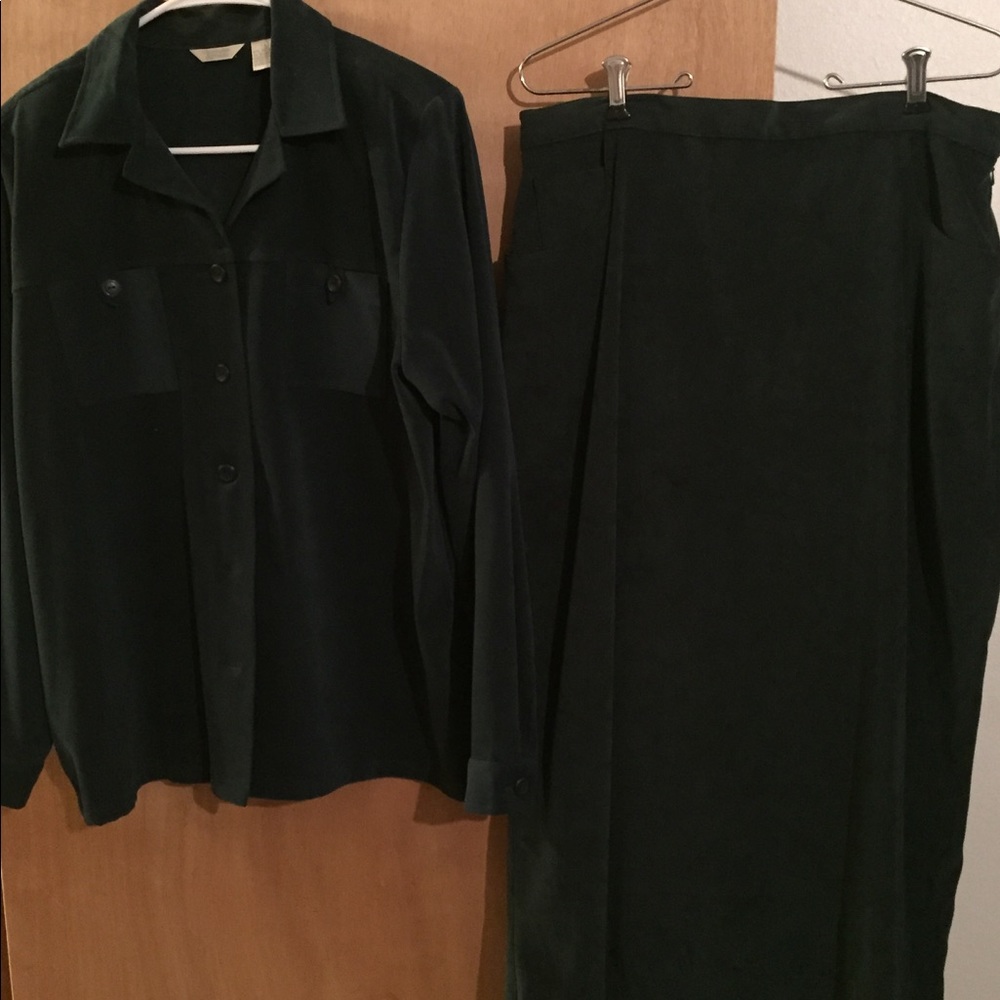 Top and skirt set