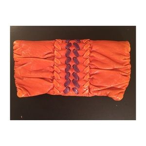 Women's Boho Orange and Purple Wallet