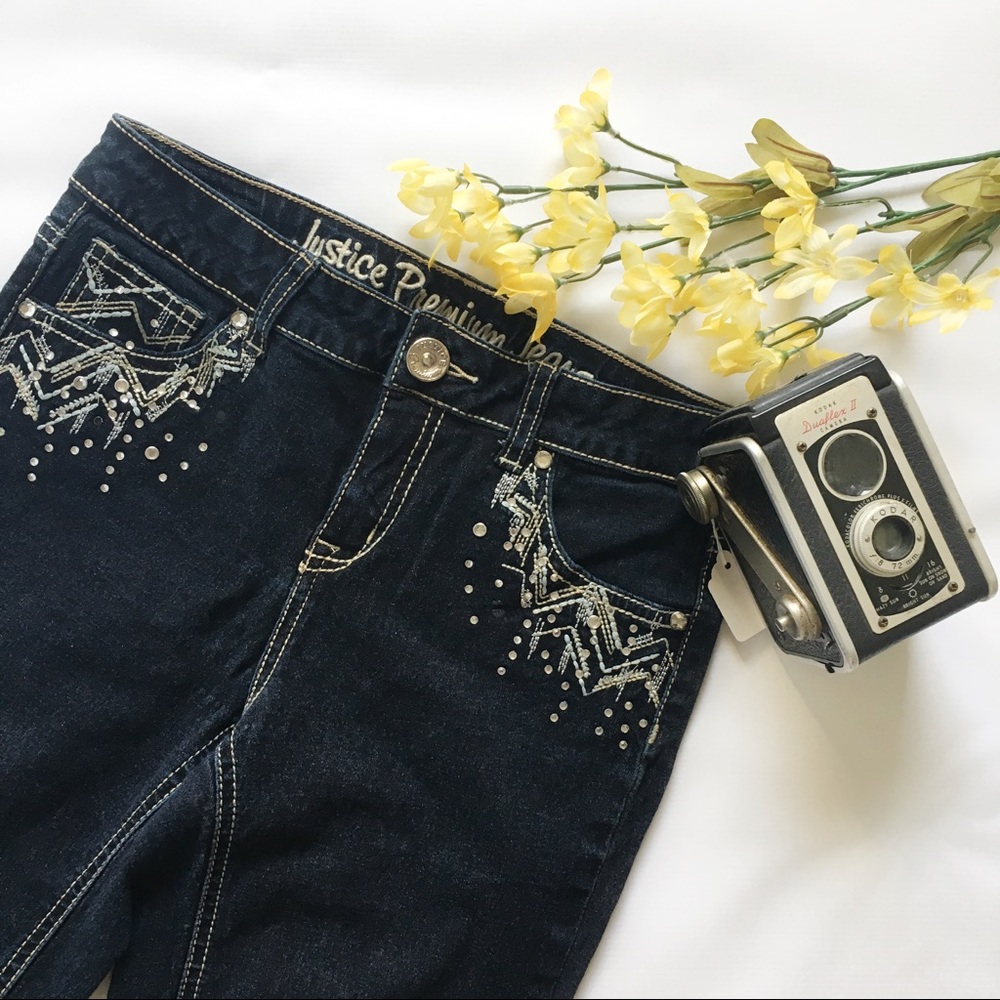 Girls Dark Wash Premium Jeans
