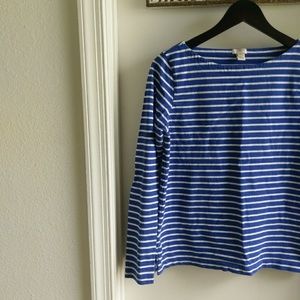 J. Crew Striped Basic Shirt S J. Crew Striped Basic Shirt S