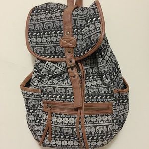 Backpack with Elephants