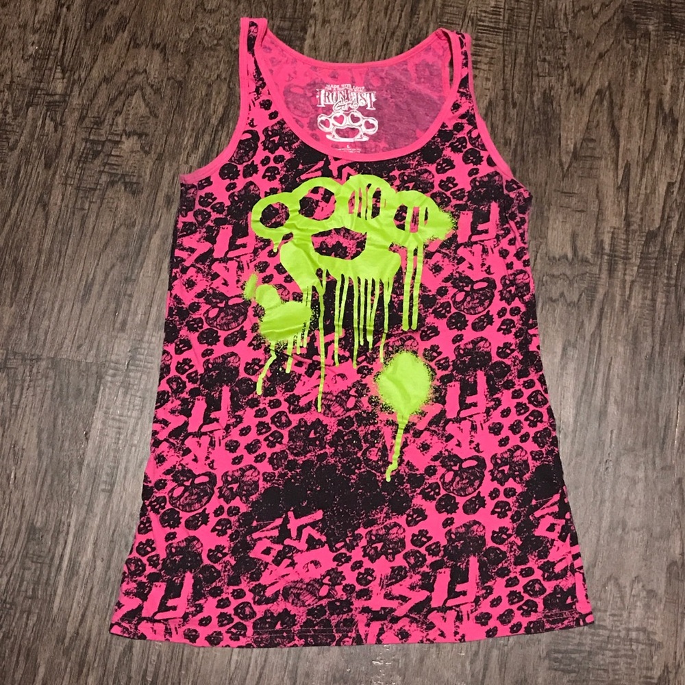 IRON FIST Brass Knuckles Tank Too