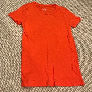 J Crew Orange cotton T-shirt J Crew Orange cotton T-shirt